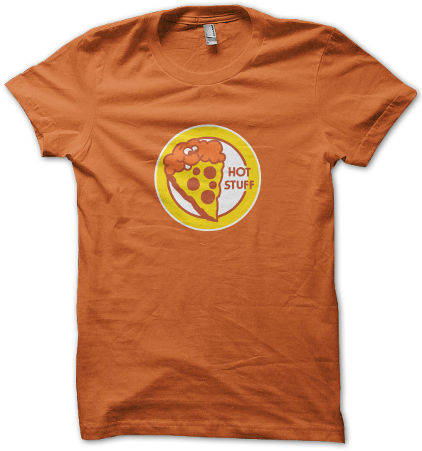 hot stuff pizza shirt