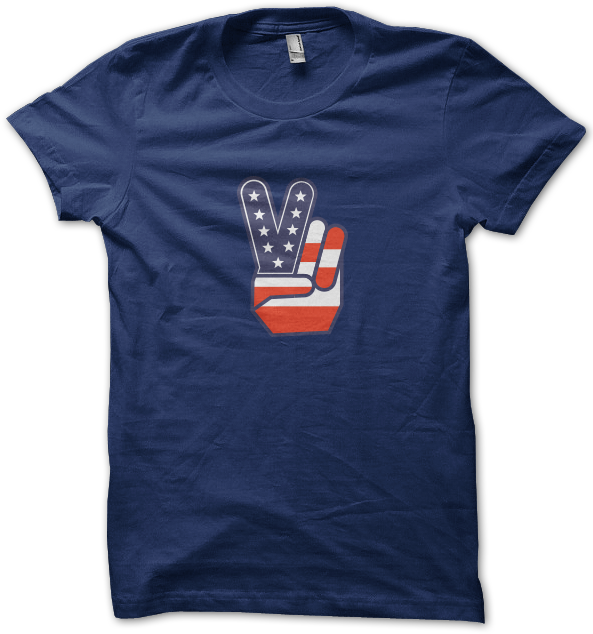 america peace shirt